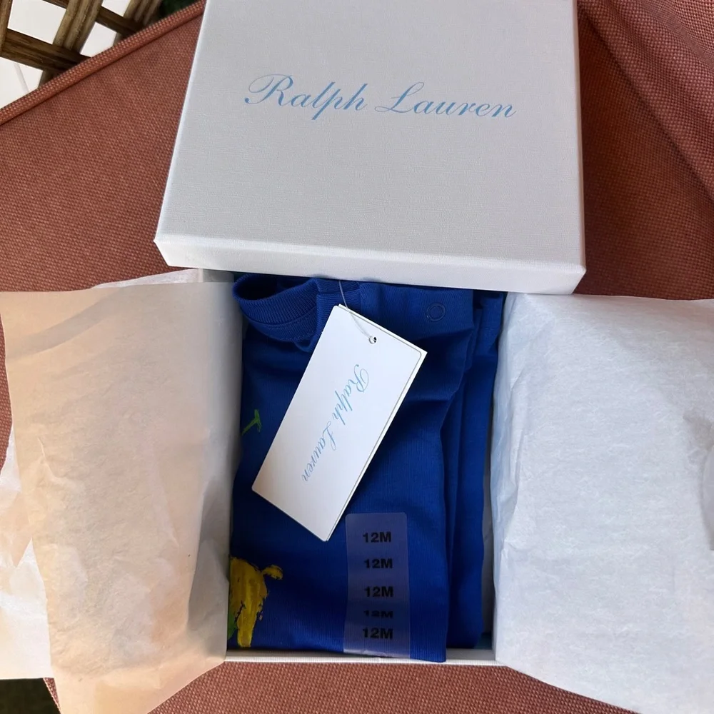Ralph Lauren Pony polo-print T-shirt with gift box